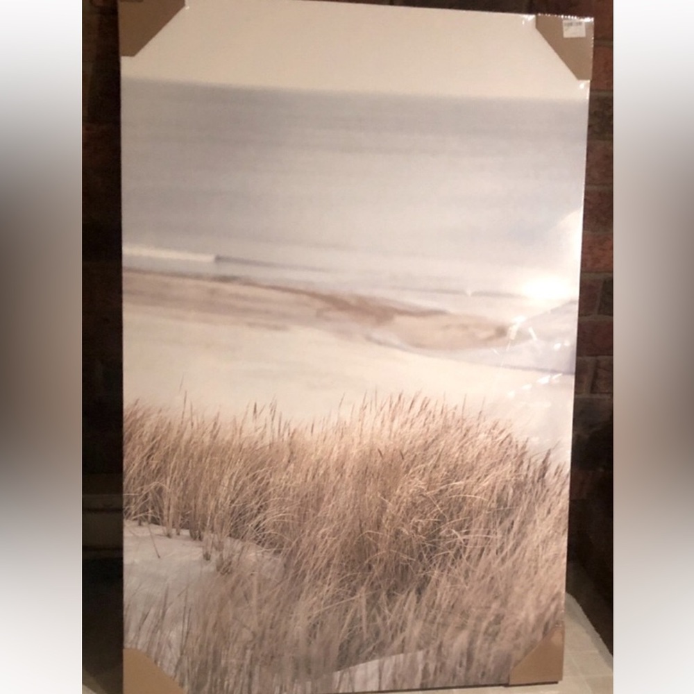 Large Beach view painting NWT in box